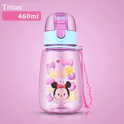 Disney Baby Cup чашка для кормления чашка Дисней кружка герметичная copo детская бутылка для воды Микки Маус детская чашка на бретелях чашка - Цвет: Бежевый