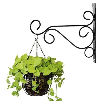 

2 Sets Of Nordic Style Wall Hanging Wind Chime Lamp Hanging Balcony Garden Hanging Flower Rack Feeder