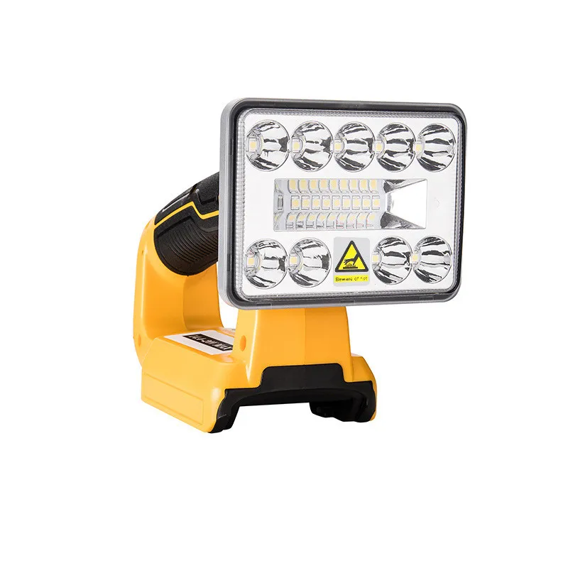 Interna e Externa para Dewalt Bateria de Íon de Lítio Luz de Led para Ferramentas Luz de Trabalho Dewalt 9w 18v Dcb201 Dcb200 - Image 4