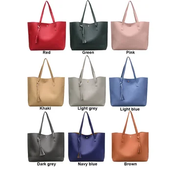 

Fringe Handbags Shoulder Bag PU Large Capacity Ladies Handbags Bags PR Sale