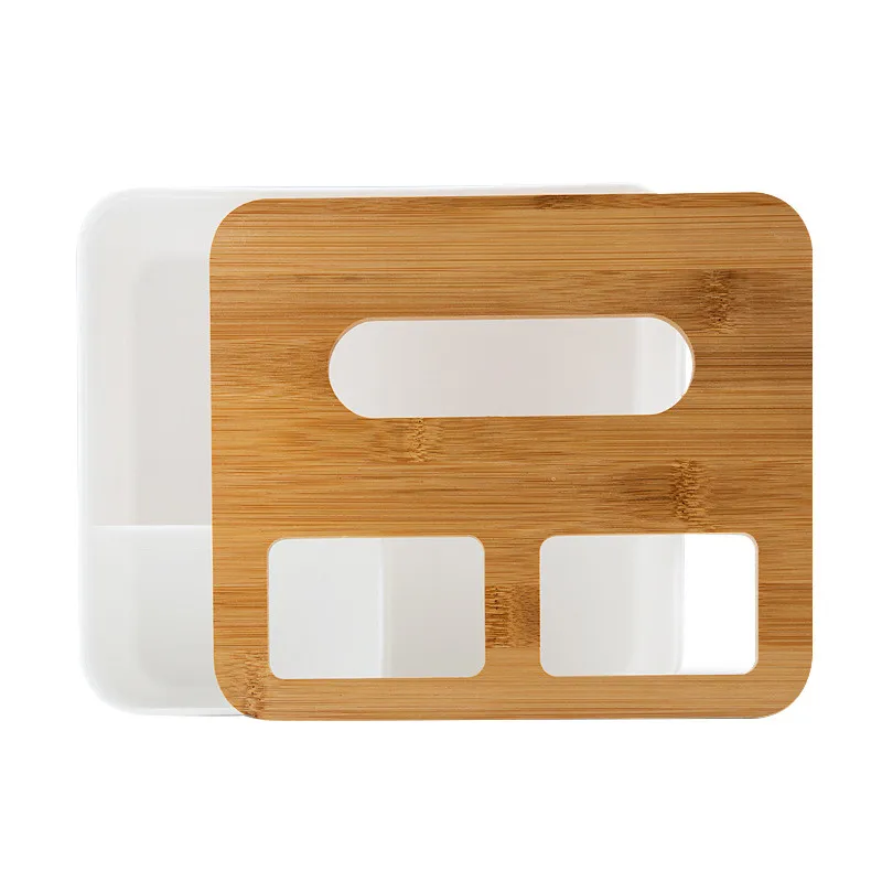 Plastic Tissue Box New Brand Modern Wooden Cover Paper with Oak Home Car Napkins Holder Case Home Organizer Decoration Tools