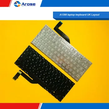 

A1398 UK keyboard A1398 laptop keyboard UK Layout For Macbook Pro Retina 15.4" A1398 keyboard