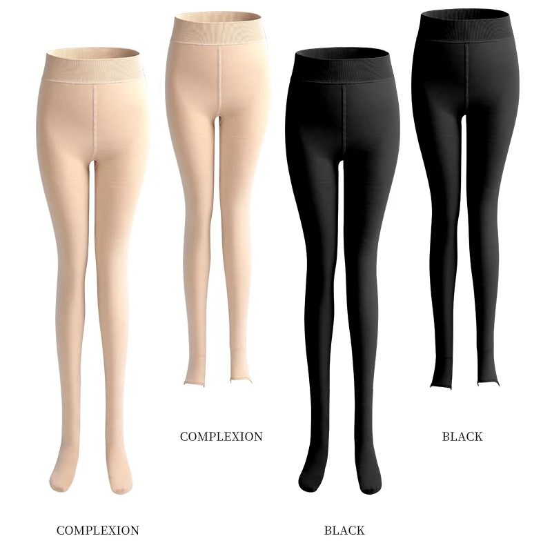 LANGSHA Winter Warm Leggings Women Casual Thicken Velvet Warm Good Elastic Slimming Seamless Leggings Solid Women's Warm Pants