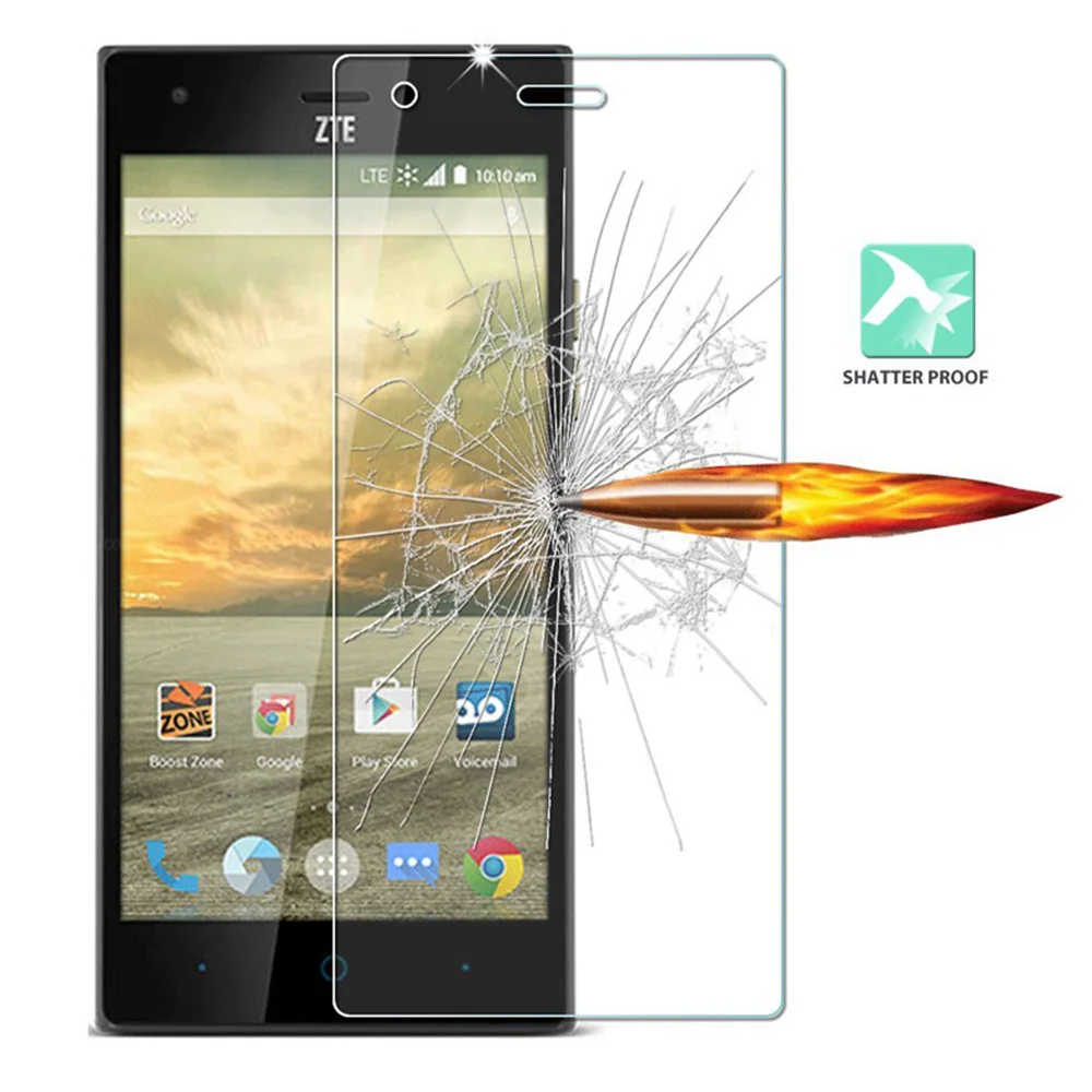 Защитное стекло закаленное 9H HD для ZTE Blade A510 A512 A452 GF3 L3 L6 L110 V6 V7 X3 X5 X7 X9 S6 D6 Z9