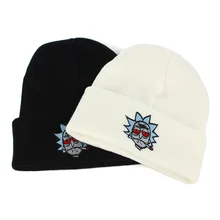 Rick and marty, зимние вязаные шапки Rick Beanie, уличная Лыжная вязаная шапка Skullies, унисекс, Adlut, шапка, костюмы, регулируемая, для взрослых, теплая