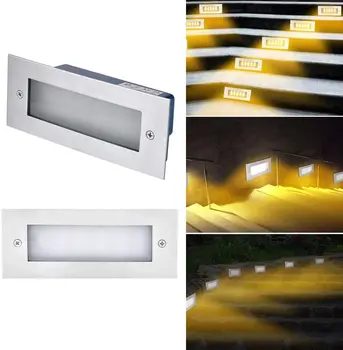 

IP65 Underground light 3W Stair Light Step Recessed buried lamp indoor outdoor Staircase Step lights DC12V AC85-265V