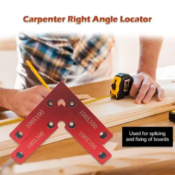 

90 Degree Right Angle Woodworking Fixture Corner Clamp L Shaped Ruler Calibration Accuracy Wood Metal Welding Fixing Tool