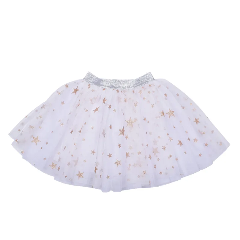 

Children's skirts 2020 fall hot style star net gauze tutu princess tutu skirt all seasons universal