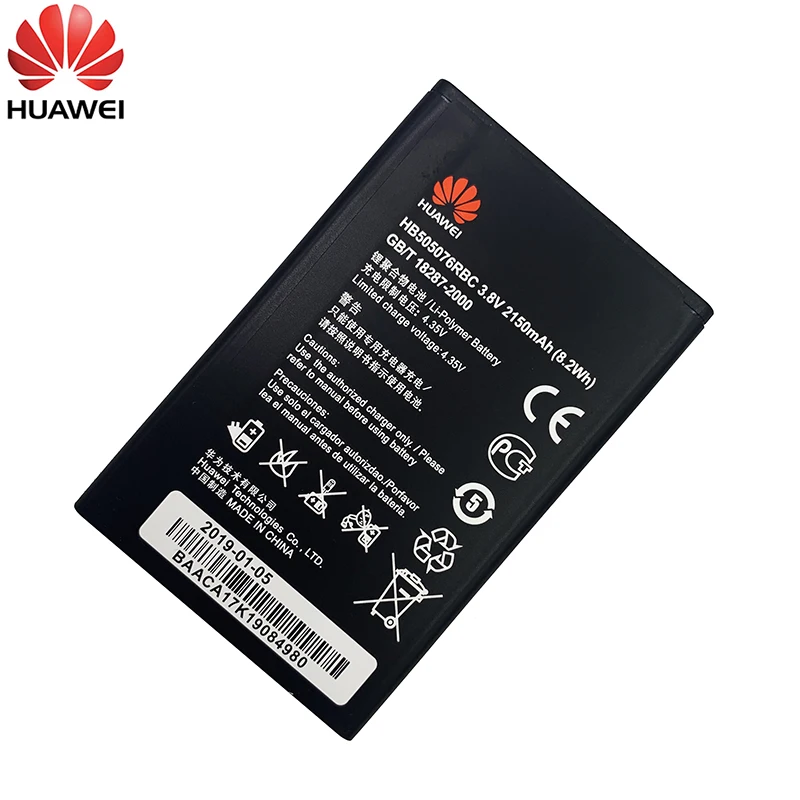 Аккумулятор Hua wei HB505076RBC 2150 мАч для Huawei Ascend G527 A199 C8815 G606 G610 U20 G700 G710 G716 G610S/C/T