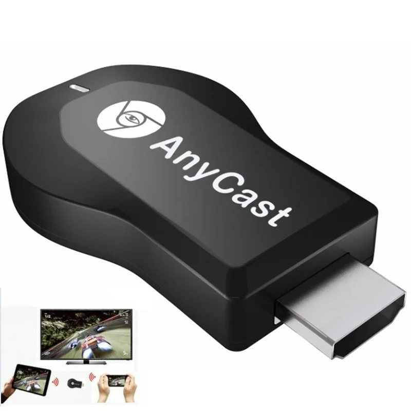 Для AnyCast M4 Plus беспроводной WiFi донгл приемник 1080P Дисплей HDMI медиа видео стример без переключателя ТВ-палка DLNA Airplay