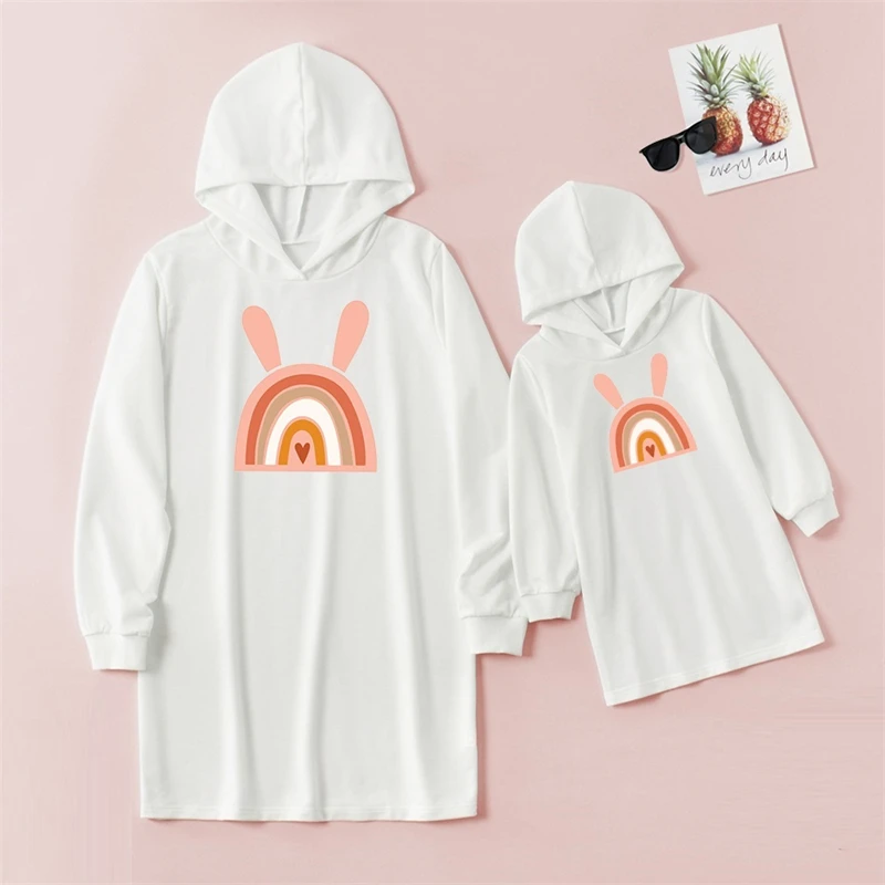 2021 Love Sweaters Autumn Mother Daughter Matching Dresses Family Set Mom Baby Mommy and Me Clothes Women Girls Hoodies Dress 2021 Love Sweaters Autumn Mother Daughter Matching Dresses Family Set Mom Baby Mommy and Me Clothes Women Girls Hoodies Dress