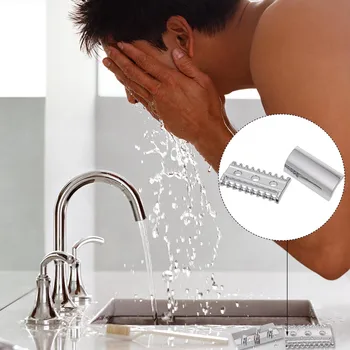 

Double Edge Safety Razor Stainless Steel Open Comb Head Men Safety Razor Head Beard Shaving Tool for Barber Male Home Use