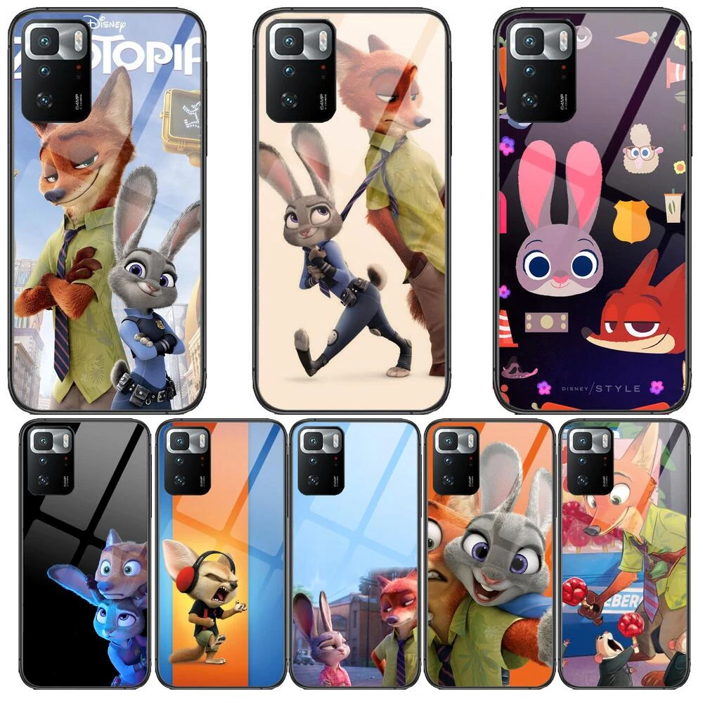 Zootopia Disney Quotes Tempered Glass Shell Phone Case For Xiaomi Redmi Note 10 9s 8 7 6 5 A 10t Pro 9t Cover Pre Cases Phone Case Covers Aliexpress