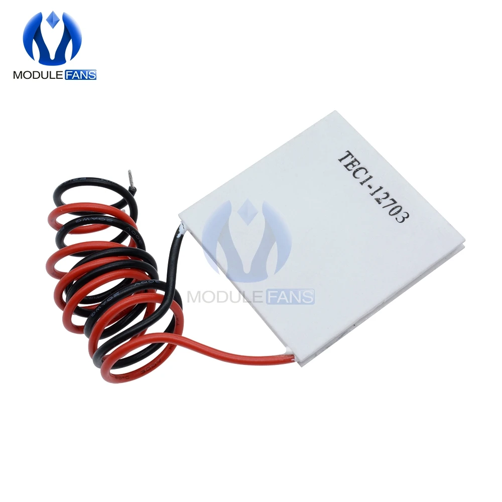 DC 12V TEC1-12706 TEC1-12715 TEC1-12710 TEC1-12705 TEC1-04905 радиатор Термоэлектрический охладитель охлаждающая пластина Пельтье - Цвет: TEC1-12703 40X40MM