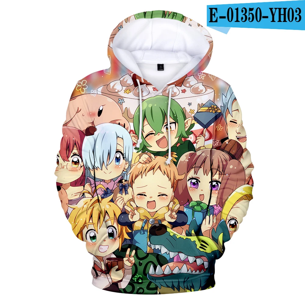 3D Meliodas 3D толстовки для мужчин/женщин модные толстовки с поп-принтом Nanatsu No Taizai крутые семь грехов melidas 3D толстовки - Цвет: 3D