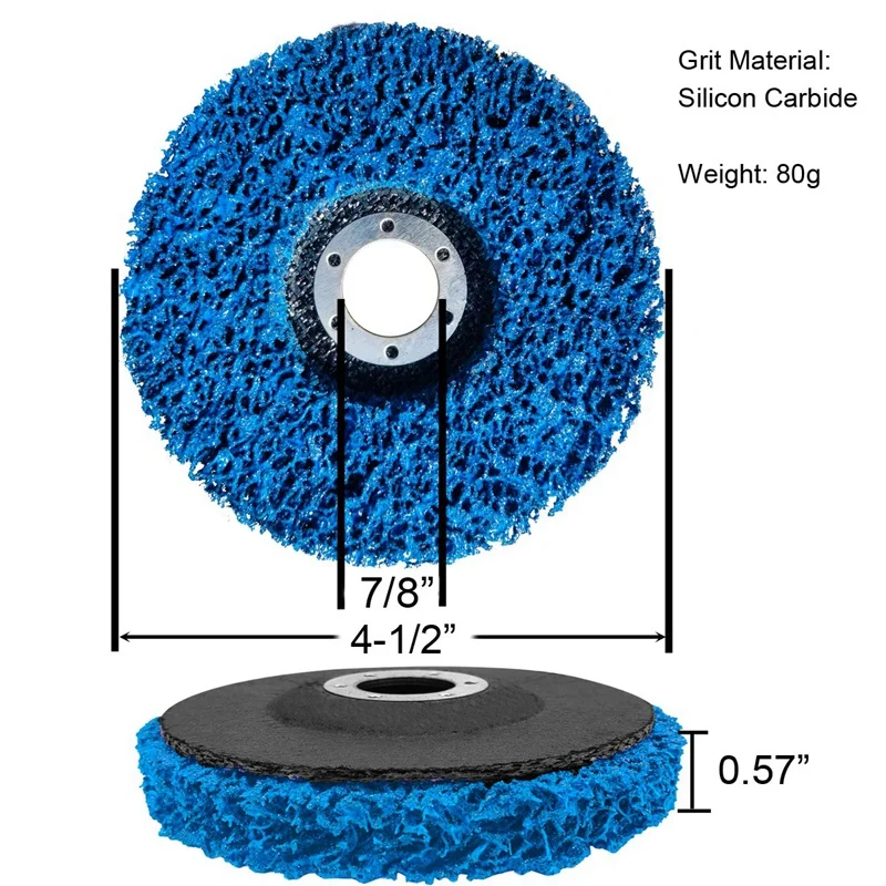 Coating Vaorwne 3 PCS 115mm Black/Blue/Purple Stripping Wheel Strip Discs for Angle Grinders Clean & Remove Paint Rust and Oxidation for Wood Metal Fiberglass Work
