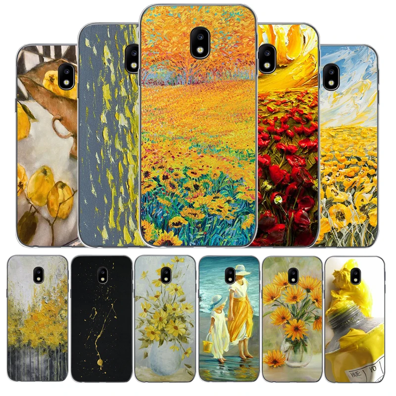 Желтый чехол для Samsung J3 J4 J5 J6 J7 J8 Plus 2017 2016 2018 J7MAX Версия США мягкая задняя крышка |