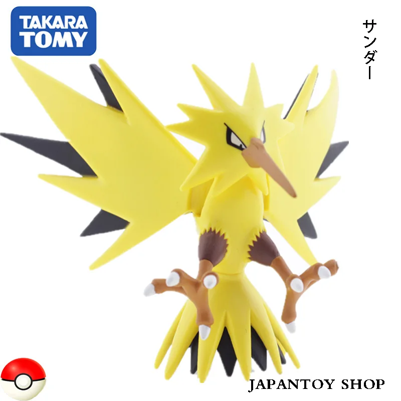 Takara tomy tomica moncolle ex ehp4 pop миниатюрные фигурки Покемон thunder zapdos детские игрушки волшебные дигимон Детские куклы коллекционные вещи