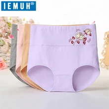 IEMUH женское нижнее белье с высокой талией для похудения Бесшовные корректирующие трусики Корректирующее белье женские трусы эластичные брюки