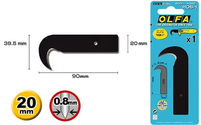 Made In Japan Olfa Professional Art Knife Olfa Heavy-duty Hook Cutter Hok-1  Apply To The Blade Hob-1 - Knife - AliExpress