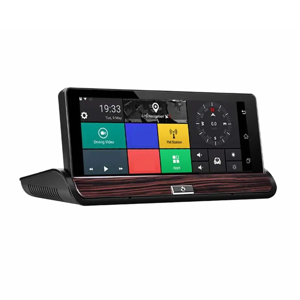 8-inch Central Control 3G Streaming Media Wifi Driving Recorder New Full Screen Smart Dual Electronic Dog