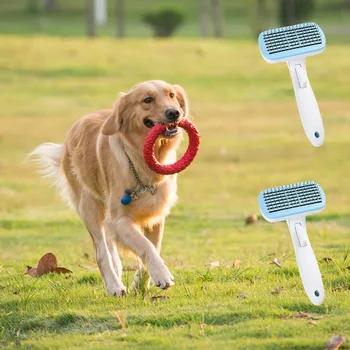 

Pet Comb Automatic Hair Comb Dog Self-Cleaning Comb Cat And Dog Knotted Pet Supplies Comfortable And Convenient Combing