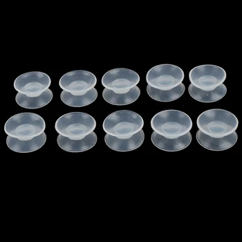 

10 Pcs Double Sided Suction Cup-Sucker Pads For Glass Suction Cup Pvc Plastic Small Suction Cup Without Trace Plastic
