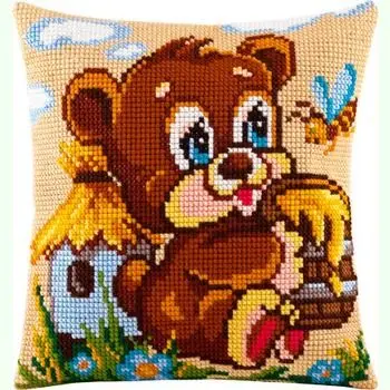 

Latch Hook Cushion Yarn for Cushion Cover Animal Beer Pillow Case Home Decorative Sofa Cushion Printed Canvas Pillow
