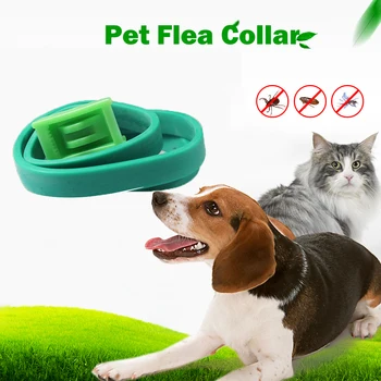 

1 Pcs Pet Dog Cat Flea Collar Against Anti Tick Quick Kill Remove Pet Protect Repel Rubber Necklace Pet Gift New Flea Killer #3