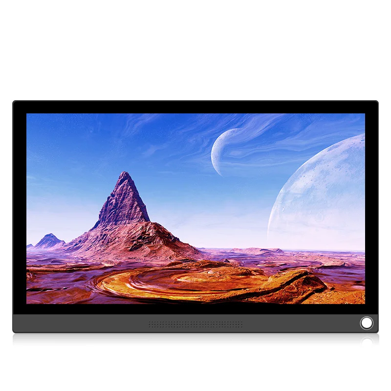 Wireless Портативный монитор 15,6 ”светодиодный usb type C Hdmi игровой монитор ips 1080p HD дисплей для PS4 ноутбука телефона Xbox переключатель ПК с Чехол - Цвет: Wireless