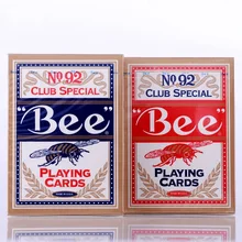 1 шт. высококачественные пчелиные колоды красные или синие магические игральные карты покерные предметы для фокусов Магия фокусы трюки для профессионального волшебника