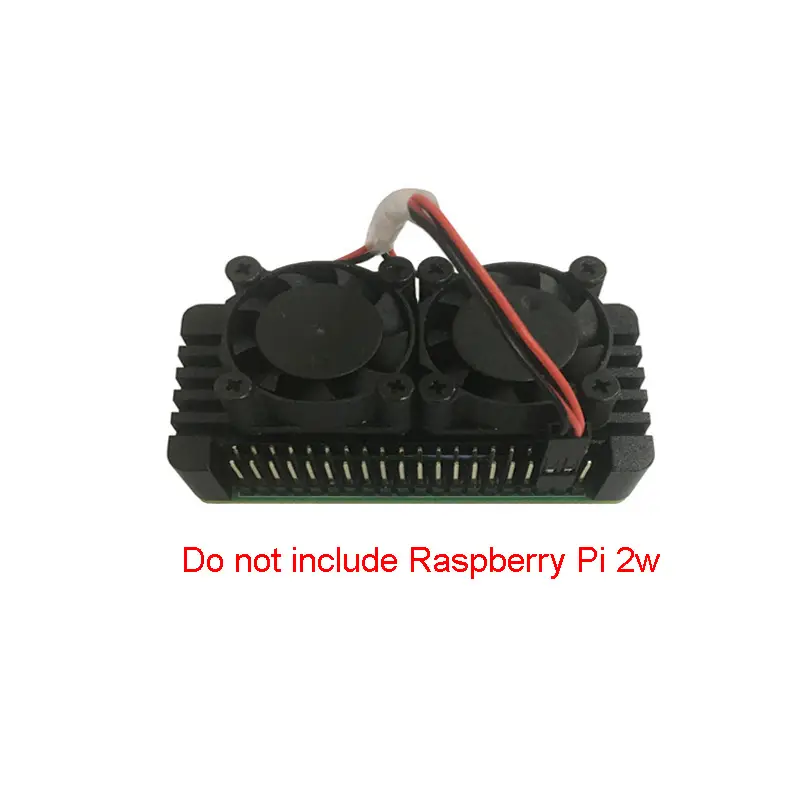 Raspberry Pi Zero 2W 2 W PI0 Aluminum Heatsink with Double Fans image 6