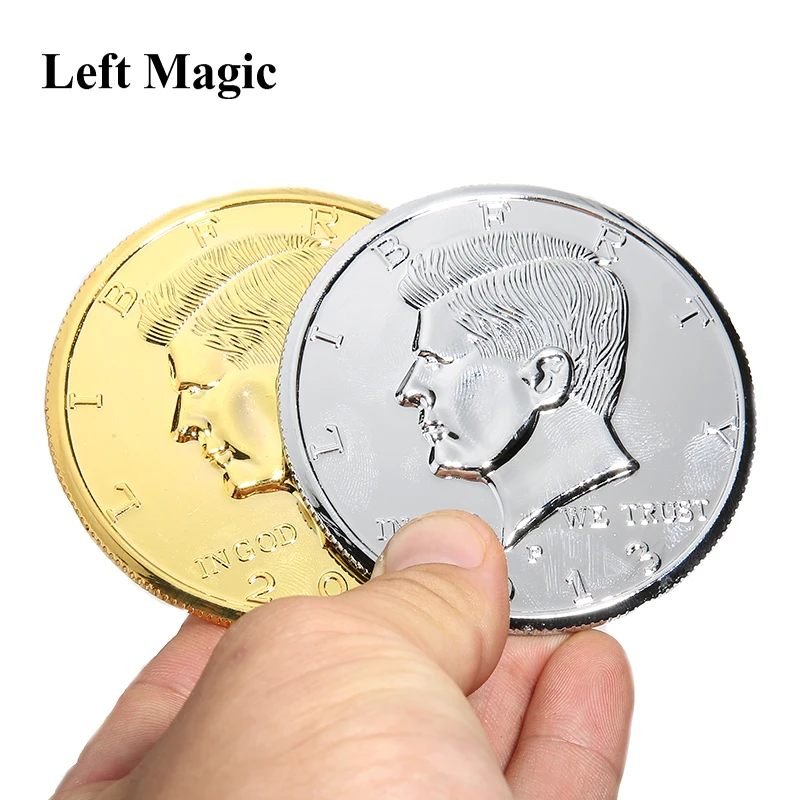 3InchesJumboMagicCoinHalfDollarMagicTrickCoinMagicStreet