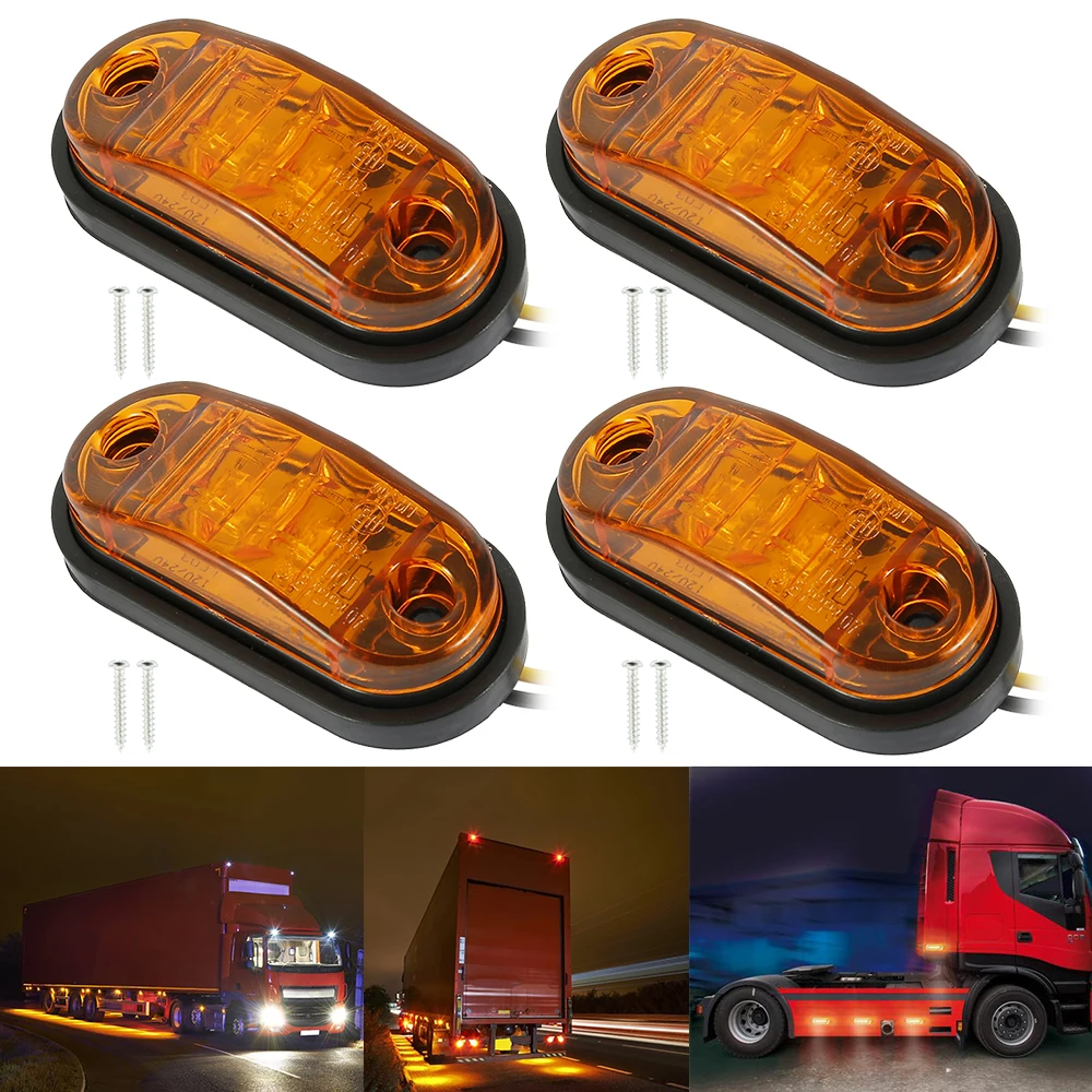 

LED Indicator 12V 24V Truck Side Light Position Light Car Trailer Truck Car Accessories Universal Position Truck Wagon