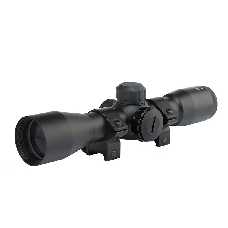 

Riflescope 4x32 Tactical Red and Green Light Rifle Gun Rifle Scope Wire Reticle Hunting Optical Sight Tactical Shooting