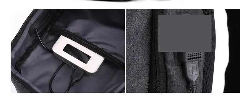 Fashion new shoulder chest bag men's small backpack reflective anti-splashing Oxford cloth slung business pockets
