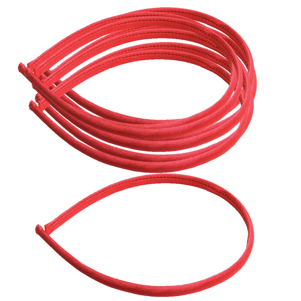 10pcs 10mm Wide Satin Headband Hair Band Alice Band Hairbands Head Wear