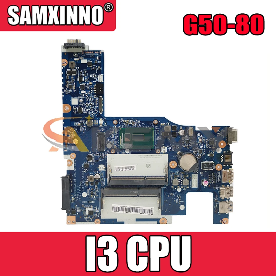 Akemy ACLU3/ACLU4 UMA NM-A362 материнская плата для ноутбука Lenovo G50-80 Материнская процессор I3