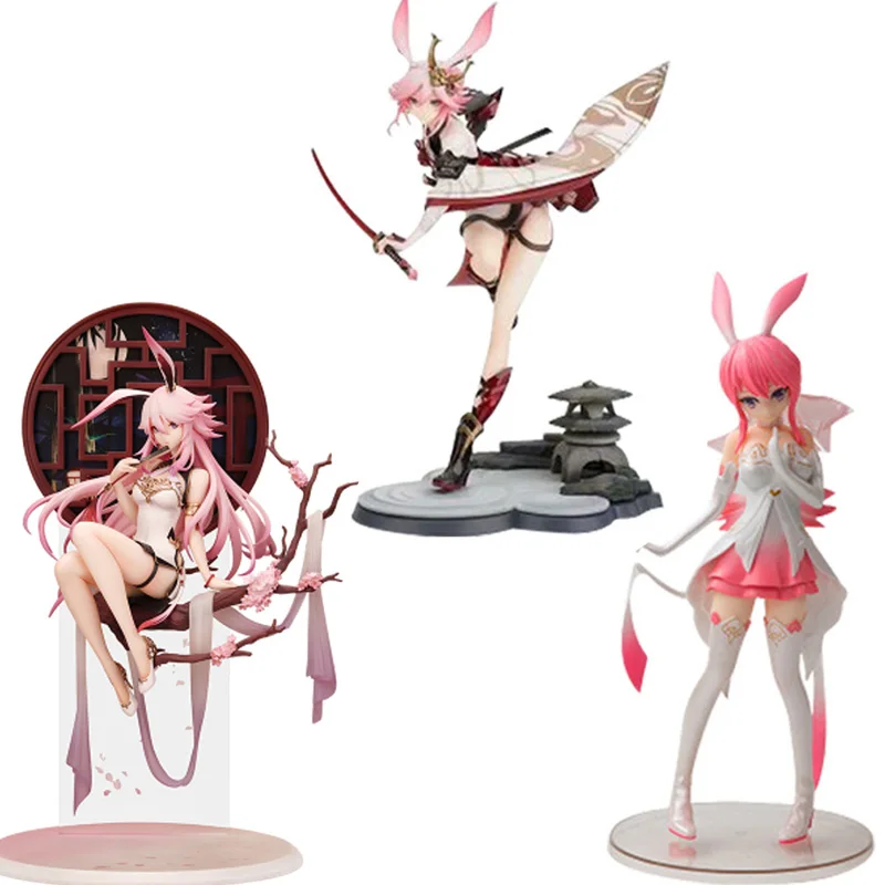 Аниме MmiHoYo Yae Sakura сексуальная девушка ПВХ экшн Фигурки Игрушки японские игры