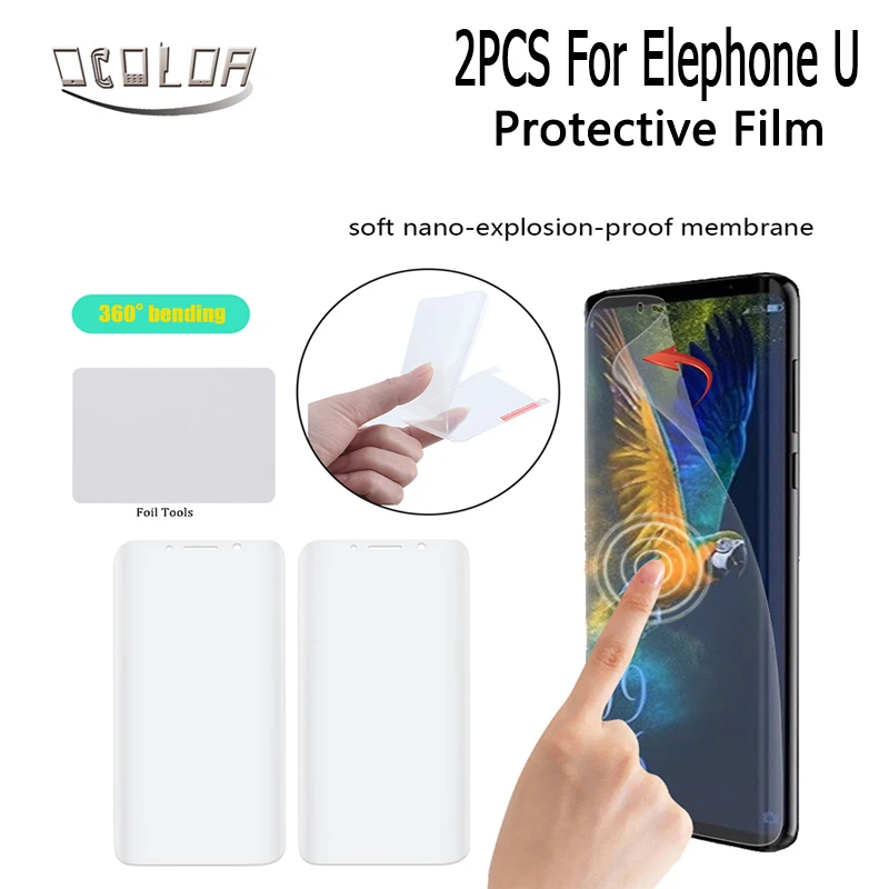 Ocolor 2 шт для Elephone U Pro не стеклянная Противоударная Защитная пленка экрана