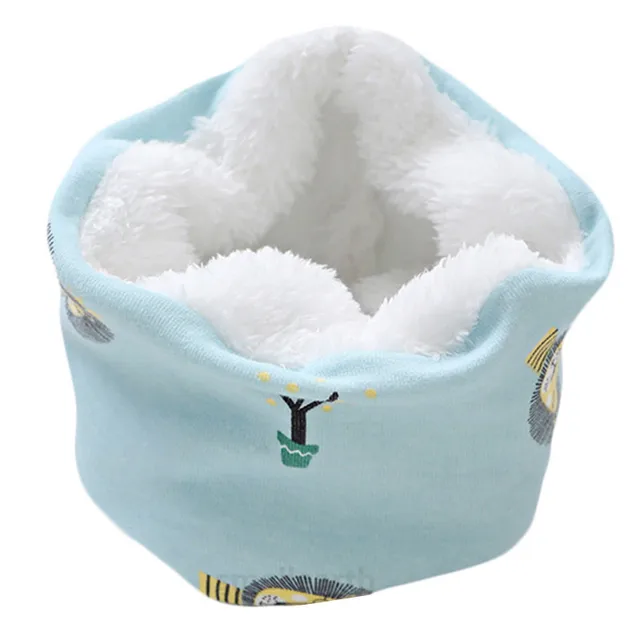 New Autumn Winter Children's Cotton Scarf Cartoon Kids Mufflers Outdoor Windproof Baby Warm Scarf Boys Collar Girls Neckerchief thick 13