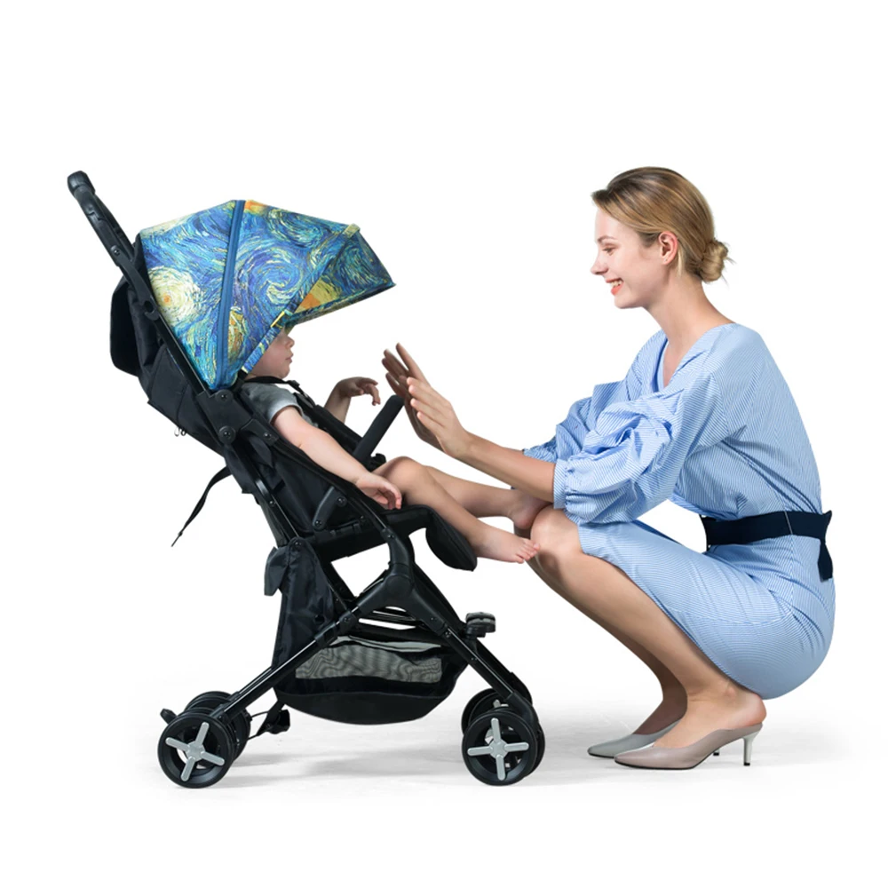 

6 KG Portable Lightweight Baby Stroller Mini Pocket Stroller Baby Carriage Folding Traveling Airplane Stroller Can Sit And Lay