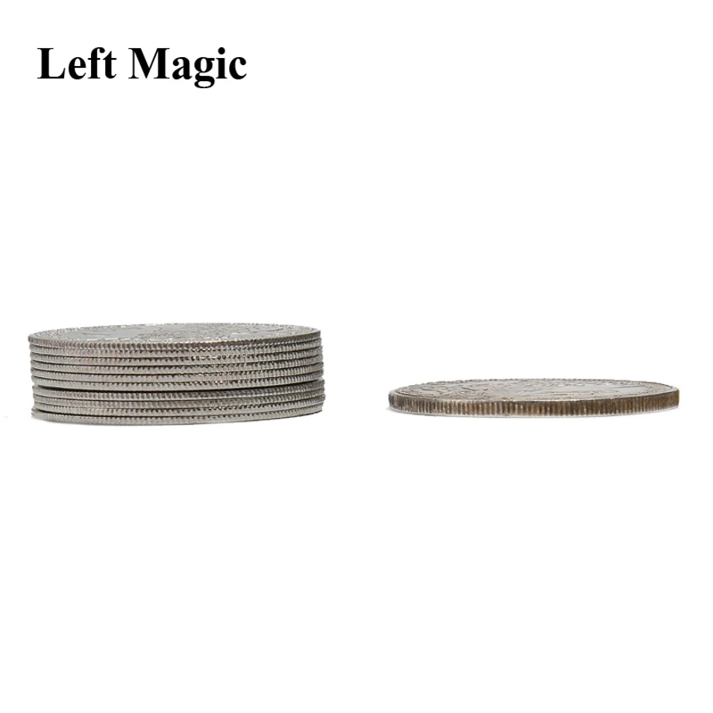 Magic Trick Toy Magic Tricks Toy Magic Props Toy Magic Tricks Props Magic Trick Props Magic Show Props 5 Pcs Palming Coins (Morgan Version) Magic Tricks Super Thin Magia Coin Close Up Street Illusion Accessories Gimmick Prop Comedy