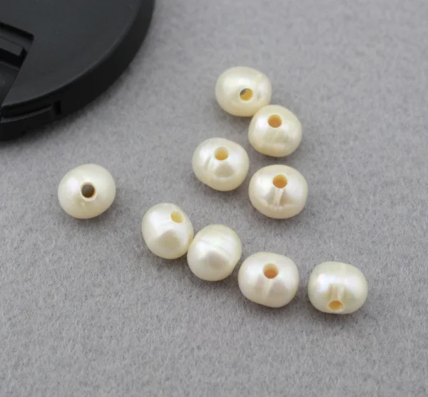 Free shipping!!! 2.5mm large hole freshwater pearls 9-10mm Freshwater Pearl Beads Diy Bracelet Necklace For Jewelry | Украшения и