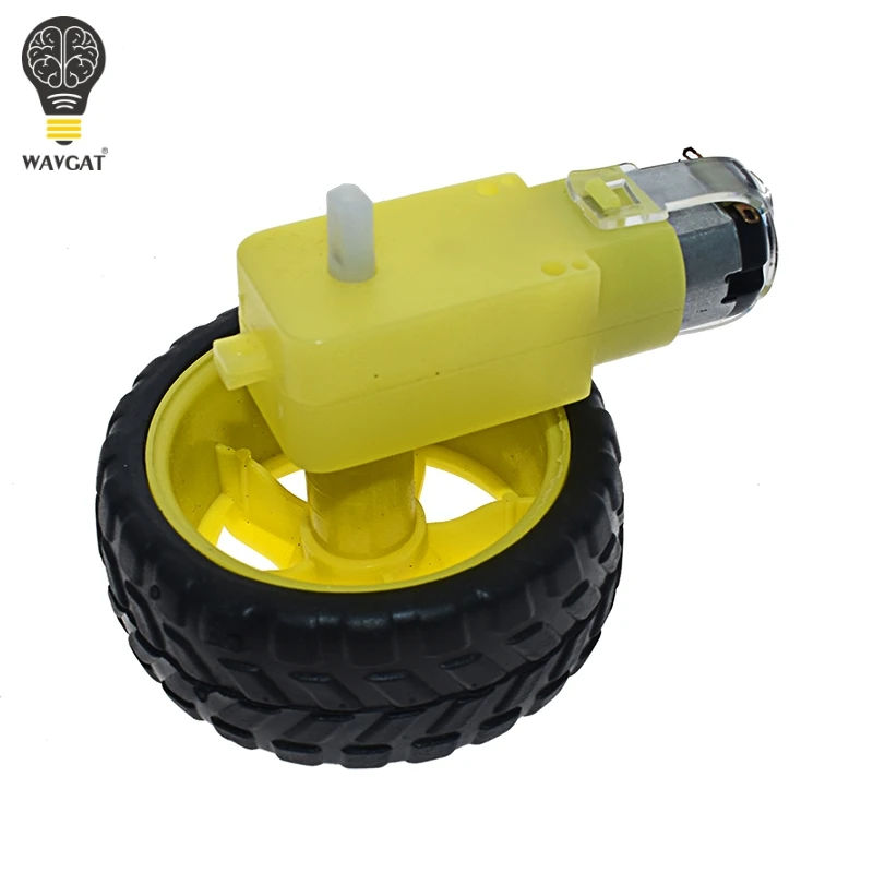 Kit Moteur TT 1:48 + Roue pour Robot Arduino - 2 Pièces