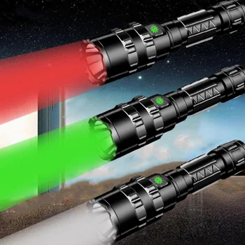 

Super Bright Flashlight LED Hunting Torch Lamping Lamp IR NV Night Vision for Hunting Night Fishing Cycling Camping Backpacking