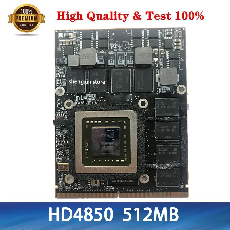 

Radeon HD4850 HD4850M GDDR5 512MB 216-0732019 Vga Graphics Card 109-B91157-00 For Apple iMac 27" A1312 A1311 Test OK