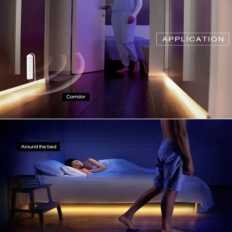 DC 5V USB LED Strip Waterproof LED Light Flexible 1M 2M 3 5M Remote control Bedroom Kitchen Wardrobe Cabinet Closet Lighting