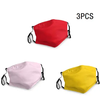 

3PC Anti-dust Reusable Cotton Mouth Facemask Mouth face Cover for Man and Woman Washable Anti Pollution Anti-dust masque