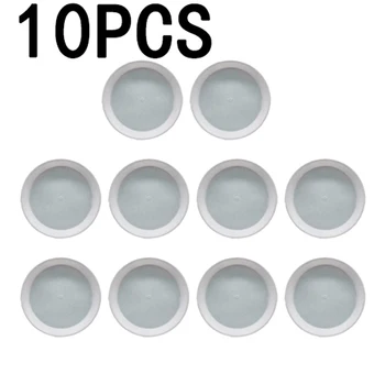 

10 Plant Flower Pot Planter With Saucer Tray Round Bowl Garden Balcony Decor Box